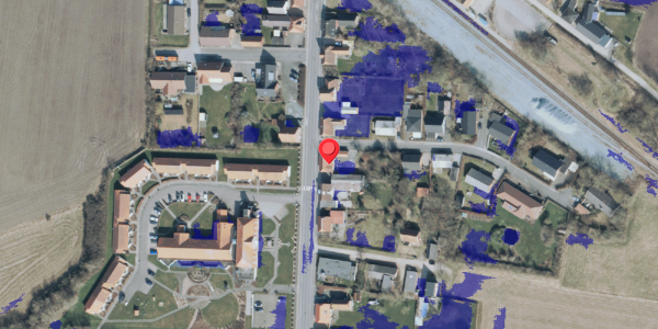 Ekstrem regn på Algade 27, 7620 Lemvig