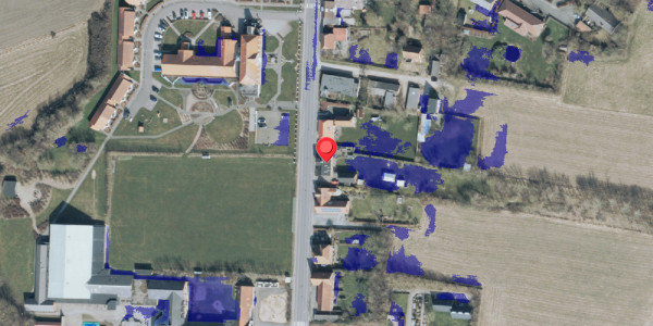 Ekstrem regn på Algade 37, 7620 Lemvig