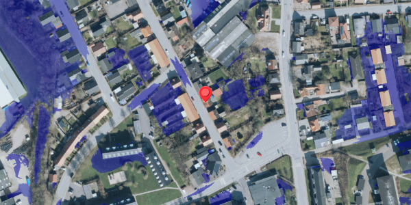 Ekstrem regn på Danmarksgade 23, 7620 Lemvig