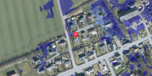 Ekstrem regn på Markskellet 2, 7620 Lemvig