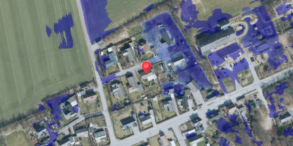 Ekstrem regn på Markskellet 6, 7620 Lemvig