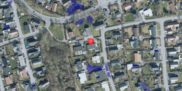 Ekstrem regn på Nylund 14, 7620 Lemvig
