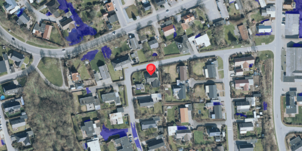 Ekstrem regn på Nylund 49, 7620 Lemvig