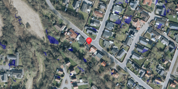 Ekstrem regn på Ydunslund 21, 7620 Lemvig