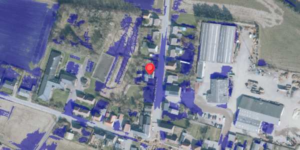 Ekstrem regn på Bjerregårdvej 3, 6980 Tim