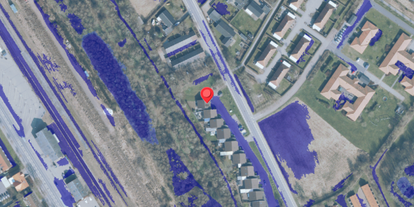 Ekstrem regn på Byskellet 48, 6950 Ringkøbing