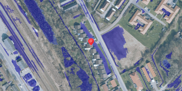 Ekstrem regn på Byskellet 56, 6950 Ringkøbing