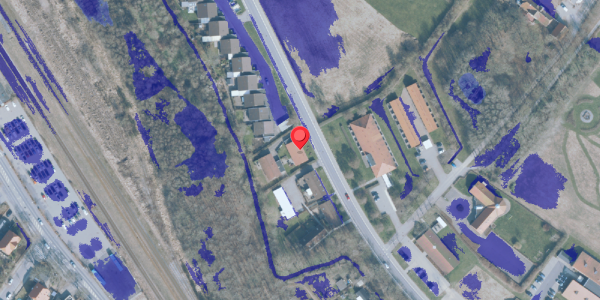 Ekstrem regn på Byskellet 72, 6950 Ringkøbing