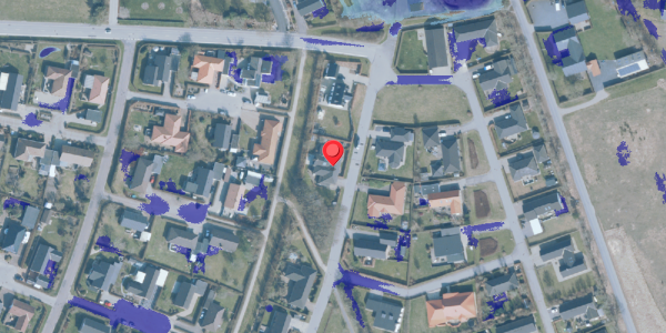 Ekstrem regn på Fynsgade 4, 6950 Ringkøbing