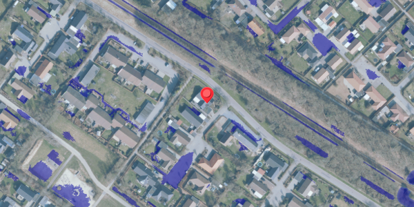 Ekstrem regn på Markledet 32, 6950 Ringkøbing