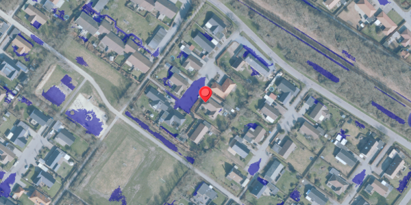 Ekstrem regn på Markledet 33, 6950 Ringkøbing