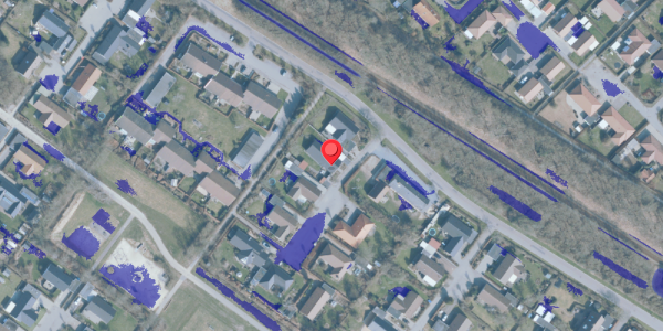 Ekstrem regn på Markledet 34, 6950 Ringkøbing