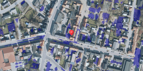 Ekstrem regn på Bredgade 7, 6990 Ulfborg