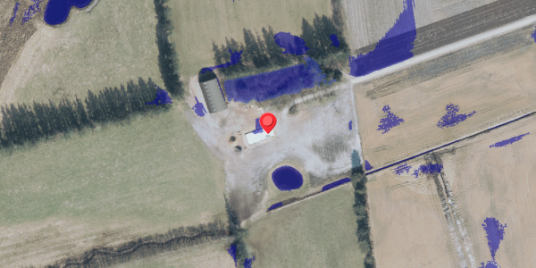 Ekstrem regn på Damhusvej 21, 7570 Vemb