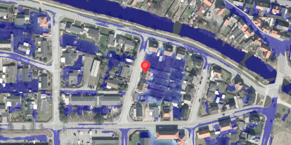 Ekstrem regn på Blichersvej 1, 8500 Grenaa