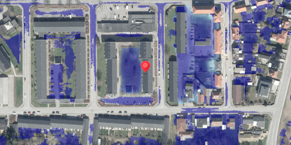 Ekstrem regn på Blichersvej 50, 8500 Grenaa