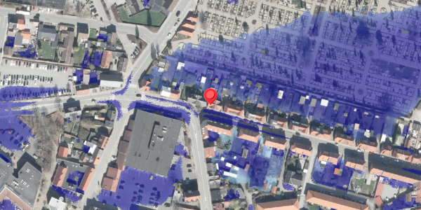Ekstrem regn på Bredgade 9, 8500 Grenaa