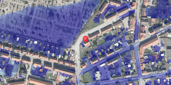 Ekstrem regn på Fredensgade 2, 8500 Grenaa