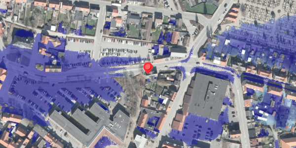 Ekstrem regn på Markedsgade 5, 8500 Grenaa