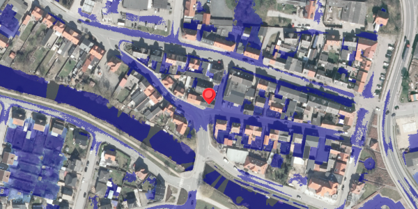 Ekstrem regn på Søgade 24, . , 8500 Grenaa