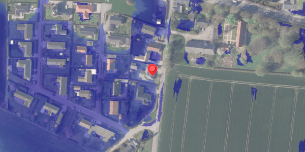Ekstrem regn på Amdrupvej 4C, 8370 Hadsten