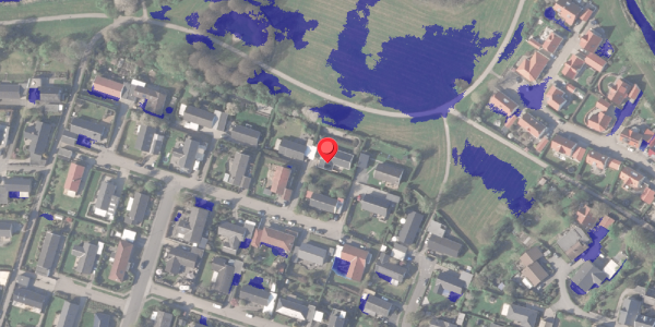 Ekstrem regn på Engparken 40, 8370 Hadsten