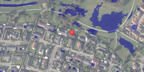 Ekstrem regn på Engparken 48, 8370 Hadsten