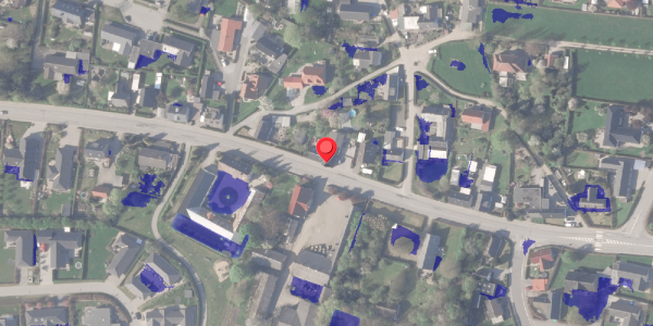 Ekstrem regn på Hammelvej 22, 8370 Hadsten