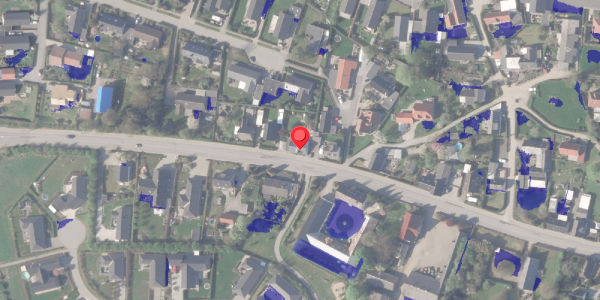 Ekstrem regn på Hammelvej 28, 8370 Hadsten