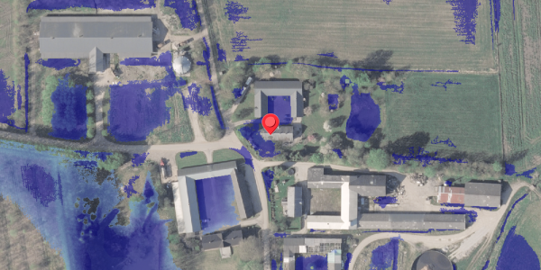 Ekstrem regn på Hingevej 10, 8370 Hadsten