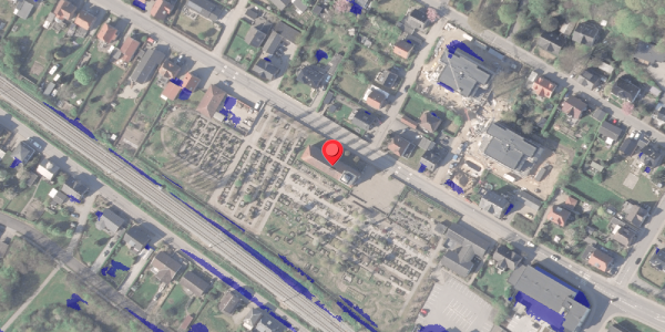 Ekstrem regn på Kirkevej 7, 8370 Hadsten