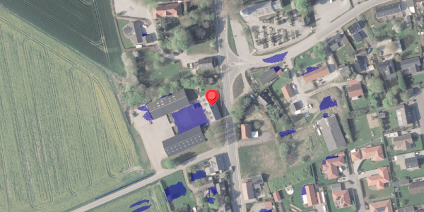 Ekstrem regn på Randersvej 49, 8370 Hadsten