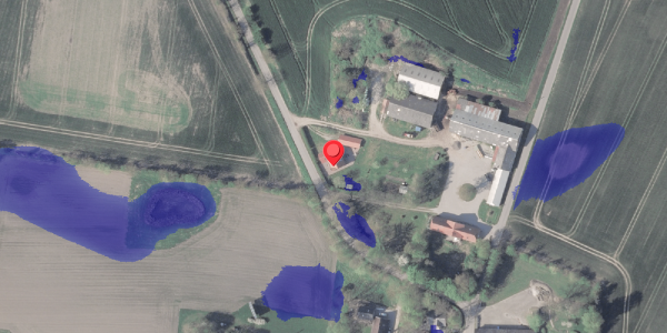 Ekstrem regn på Robdrupvej 83, 8370 Hadsten