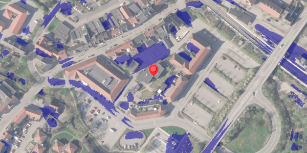 Ekstrem regn på Stationsstræde 51, 8370 Hadsten