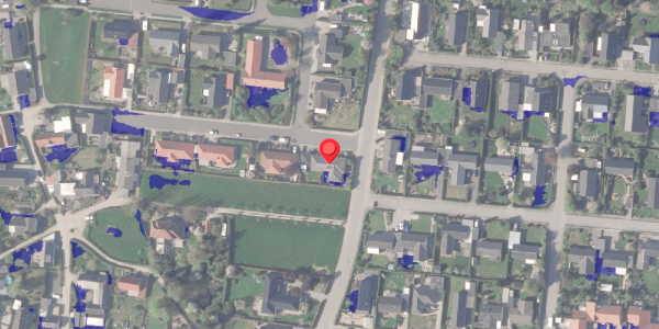Ekstrem regn på Tellusvej 1, 8370 Hadsten