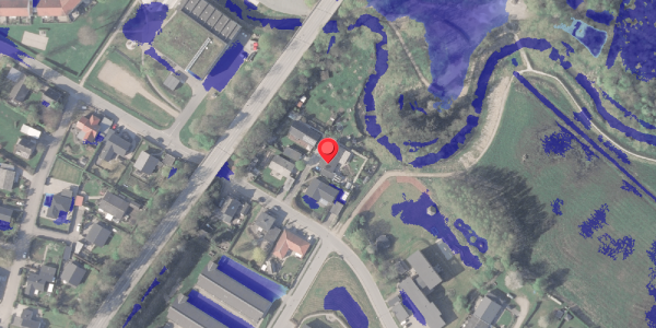 Ekstrem regn på Østervangsvej 21, 8370 Hadsten