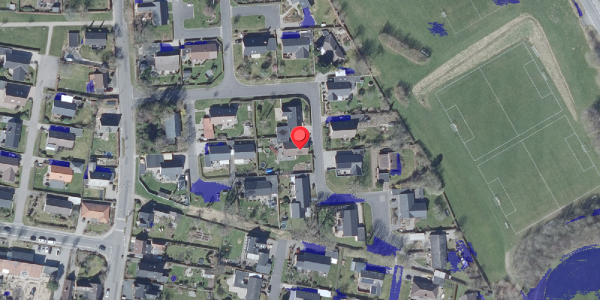Ekstrem regn på Malerkrogen 14, 8450 Hammel