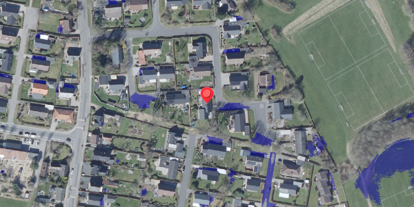 Ekstrem regn på Malerkrogen 16, 8450 Hammel