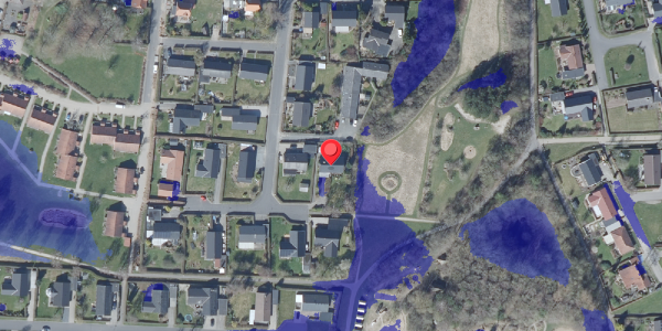 Ekstrem regn på Rolighedsvej 21, 8450 Hammel