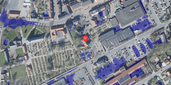 Ekstrem regn på Torvegade 4, 8450 Hammel