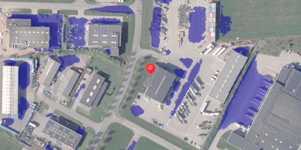Ekstrem regn på Alfa 6, 8382 Hinnerup