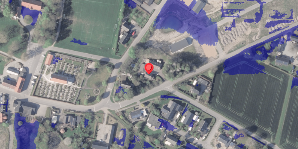 Ekstrem regn på Algade 2, 8382 Hinnerup