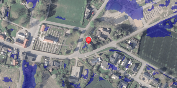 Ekstrem regn på Algade 4, 8382 Hinnerup