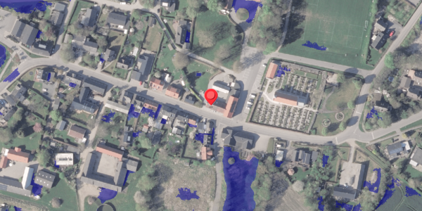 Ekstrem regn på Algade 8, 8382 Hinnerup