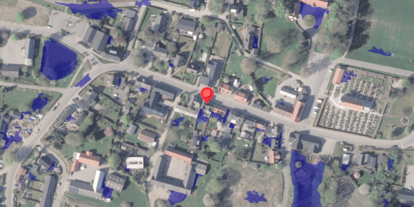 Ekstrem regn på Algade 25, 8382 Hinnerup