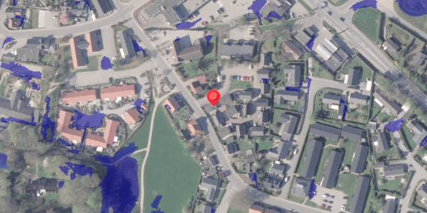 Ekstrem regn på Aneskilde 2, 8382 Hinnerup