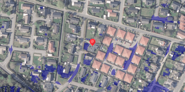 Ekstrem regn på Duevej 1, 8382 Hinnerup