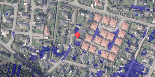 Ekstrem regn på Duevej 3, 8382 Hinnerup