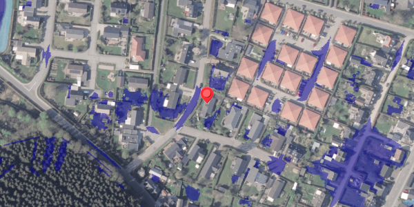 Ekstrem regn på Duevej 5, 8382 Hinnerup