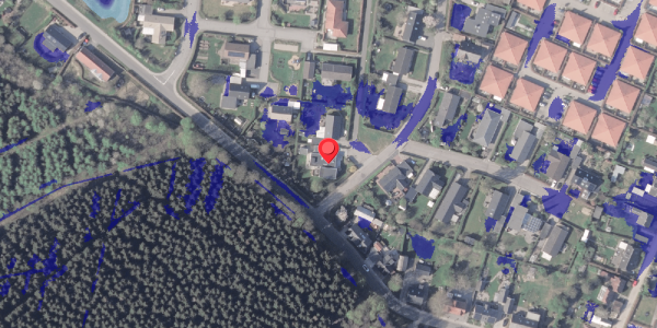 Ekstrem regn på Duevej 16, 8382 Hinnerup